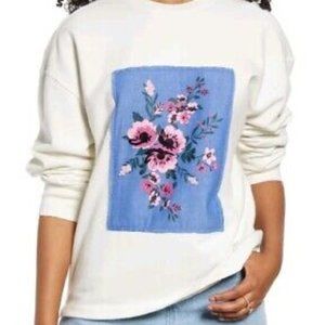 NWT BP Ivory Bouquet Pullover